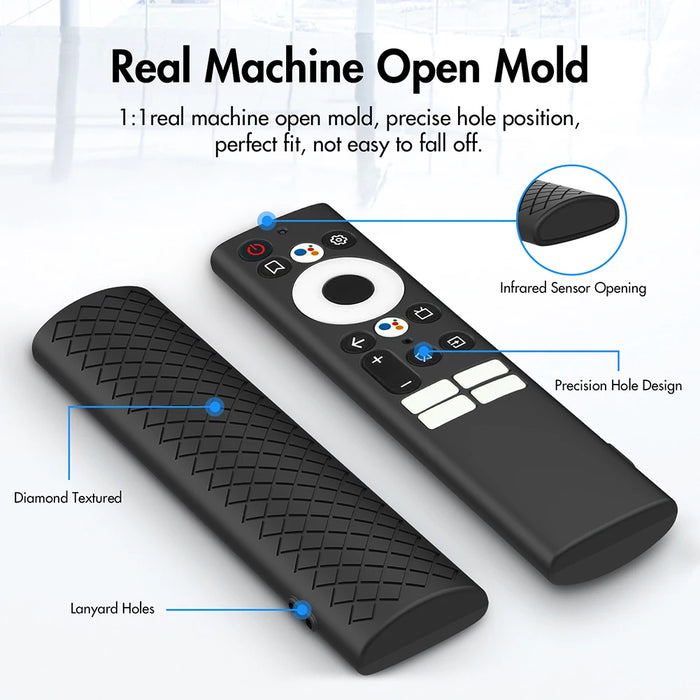 Silicone Tv Remote Controller Cover For Skyworth Tc9012 55Q20 Remote Protective Cover Anti-Slip Tv Remote Control Case Sleeve