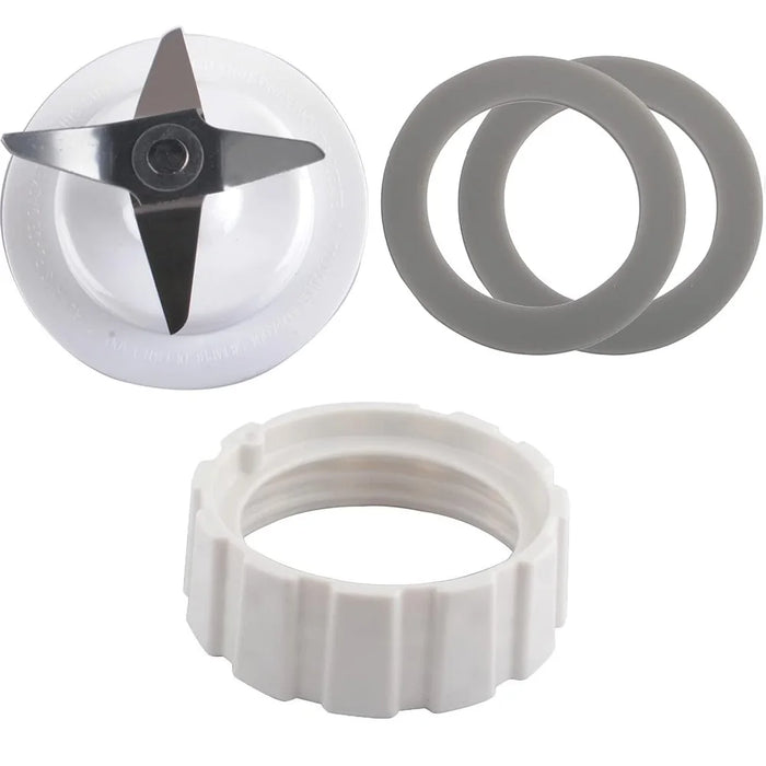Blade For Hamilton Beach Blender Replacement Mixer Parts With Screw Cap And Rubber Gasket White