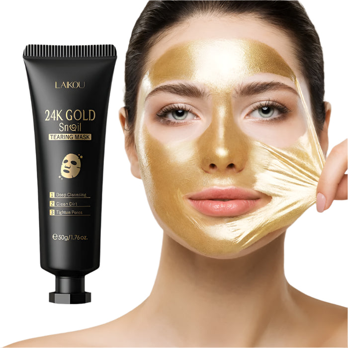 24K Gold Peeling Face Mask For Anti Aging And Brightening