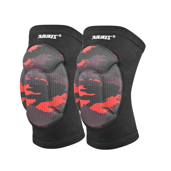 Pair of Thick Sponge Knee Pads Non Slip Basketball & Volleyball Support