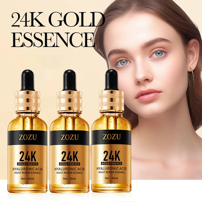24K Gold Hyaluronic Acid Serum Moisturizing & Anti Aging