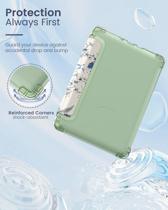 For 6.8 Inch Kindle Paperwhite 11Th Generation-2021 Ultra Clear Soft Flexible Transparent Tpu Back Case Light Shell Wake Sleep