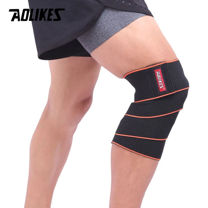Compression Knee Bandage For Weightlifting & Fitness Prevent Sprains