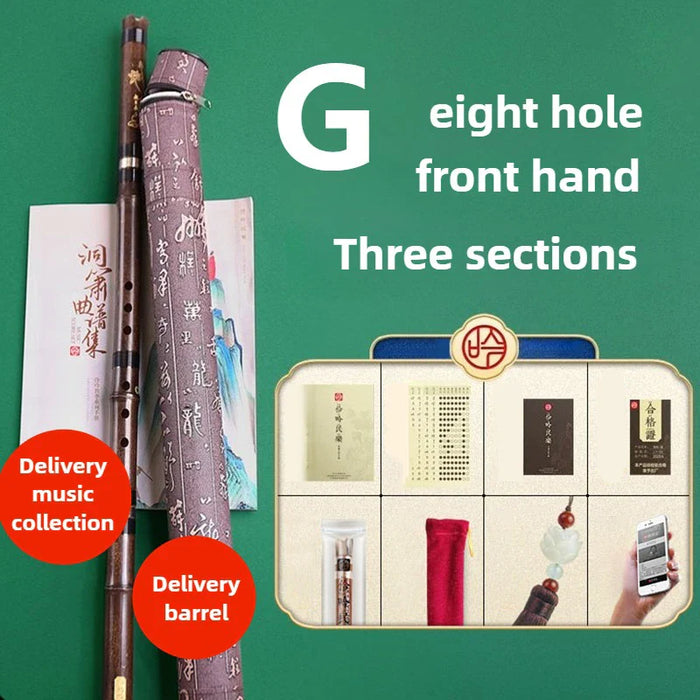 Professional Purple Bamboo Flute For Adults And Beginners