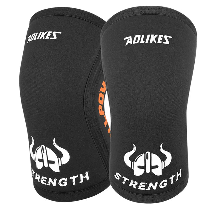 Pair of 7Mm Neoprene Elbow Sleeves For Weightlifting Powerlifting Squat Basketball & Tennis