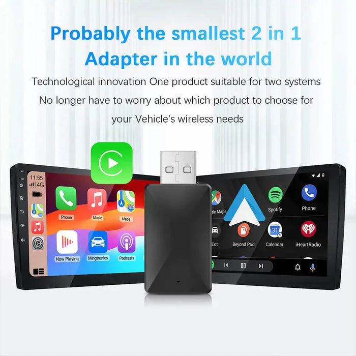Wireless Carplay Adapter For Oem Wired Carplay - Fast Plug And Play Bluetooth Dongle For Mini Cars