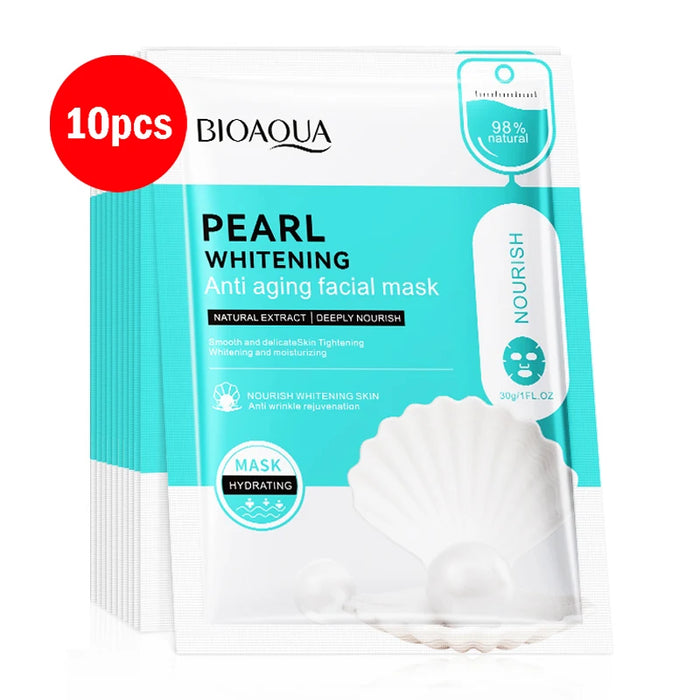 5 / 10 Piece Hydrating Hyaluronic Acid Face Masks