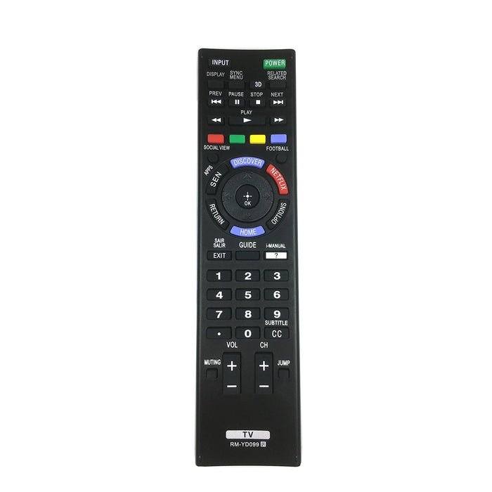 For Sony Led Hdtv Tv Rm-Yd087 Rm-Yd089 Rm-Yd090 Rm-Yd094 Rm-Yd095 Rm-Yd096 Rm-Yd099 Remote Control