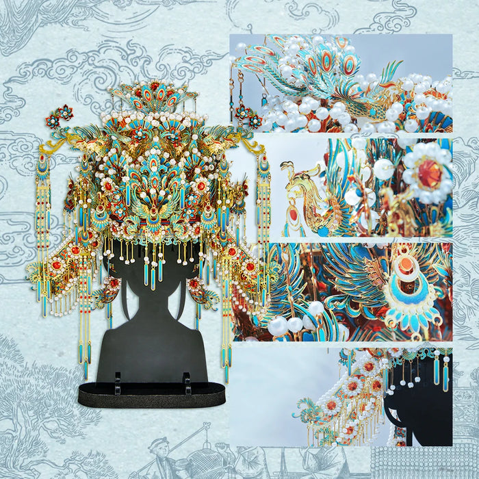Chinese Phoenix Coronet Model Kit For Home Collection