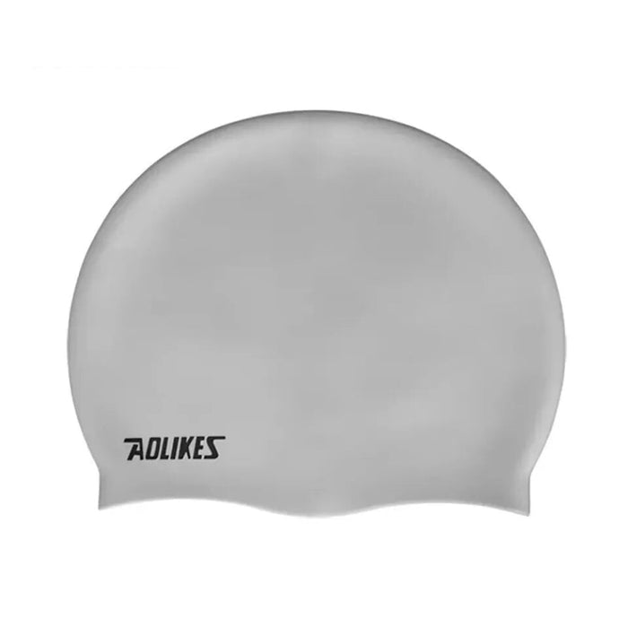 Non Slip Silicone Swim Cap Waterproof Wrinkle Free Men & Women