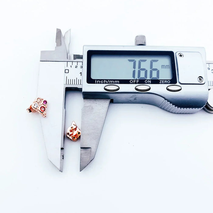 925 Sterling Silver Boho Chic Flower Studs For Women