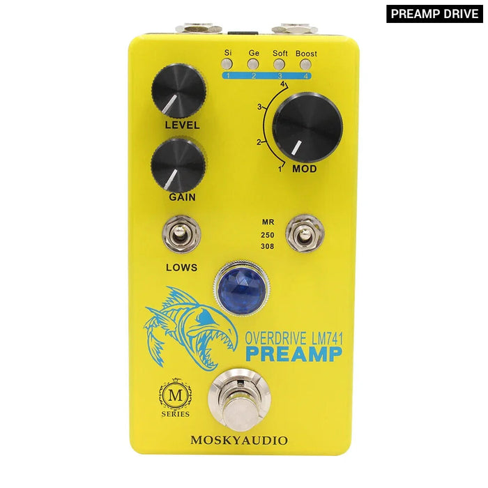 Distortion Overdrive Fuzz Pedal True Bypass