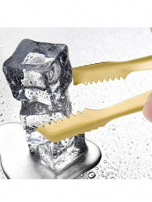 6 / 12 Piece Stainless Steel Ice Tongs For Tea Coffee Desserts