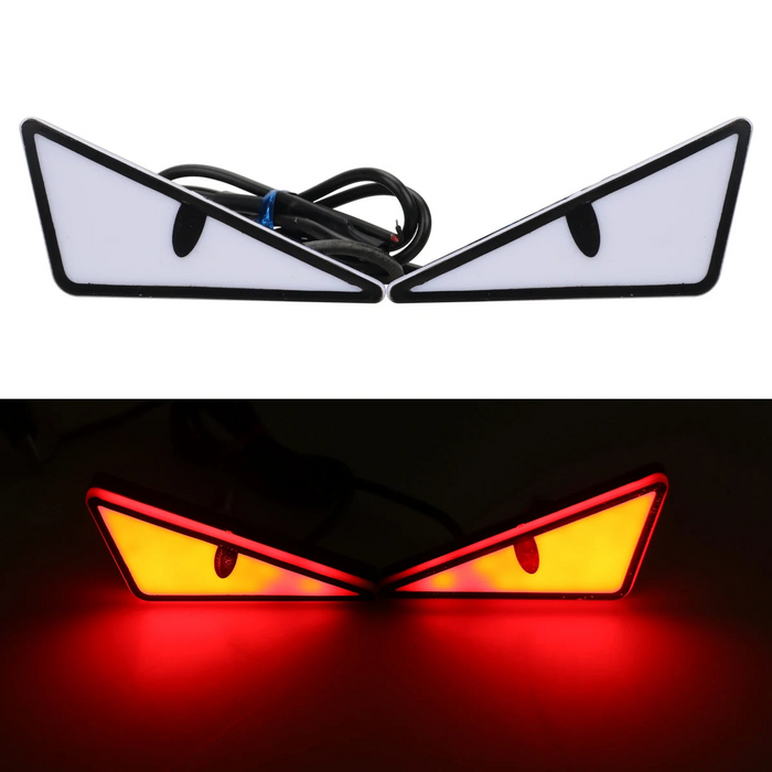 Universal Motorcycle Devil'S Eye Led Signal Light Dynamic Tail Lamp