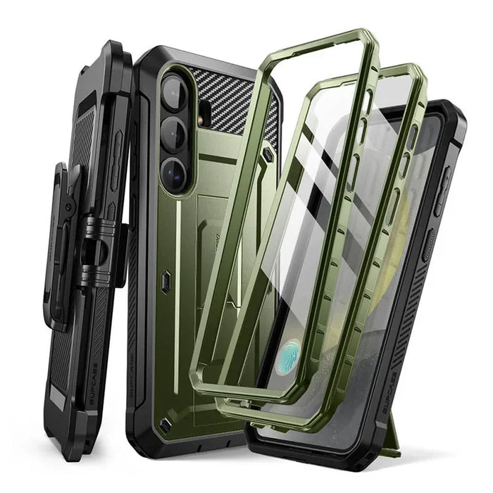 For Samsung Galaxy S25 Plus Ub Pro Rugged Case With Built-In Screen Protector Kickstand Belt Clip