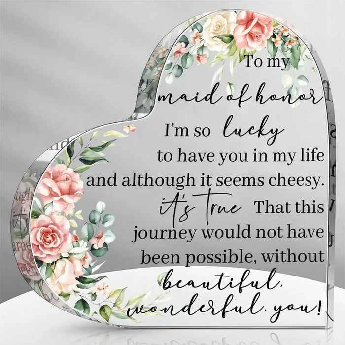 Charming Maid Of Honor Gift For Bride's Party