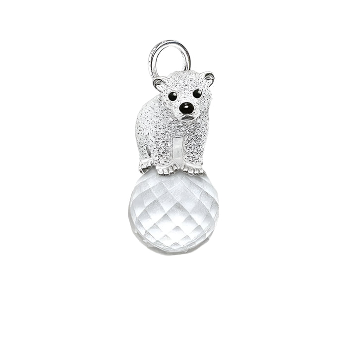 925 Sterling Silver Polar Bear Pendant Winter Fashion For Women