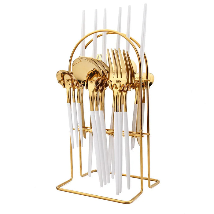 24 Piece Stainless Steel Cutlery Set For 6