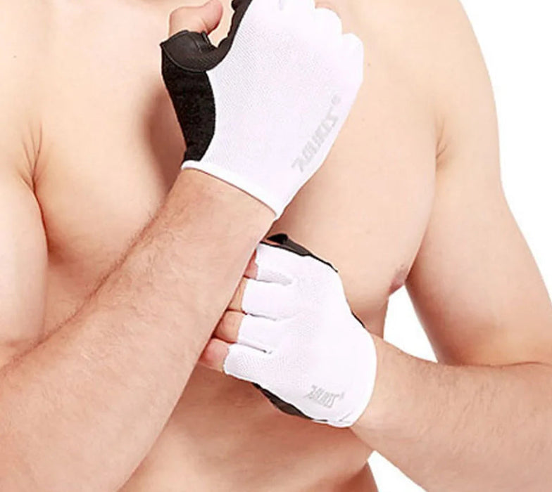 Breathable Fingerless Workout Gloves For Powerlifting Men And Women Training