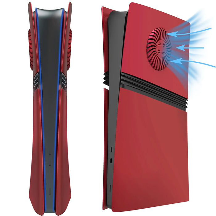 For Ps5 Pro Cover Face Plate Replacement Shell Anti-Scratch Faceplate With Cooling Vent For Ps5 Pro Disc / Digital Edition Console