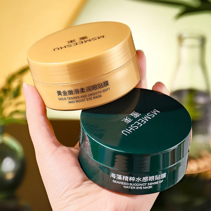 60 Piece Seaweed Gold Collagen Eye Mask For Dark Circles & Bags