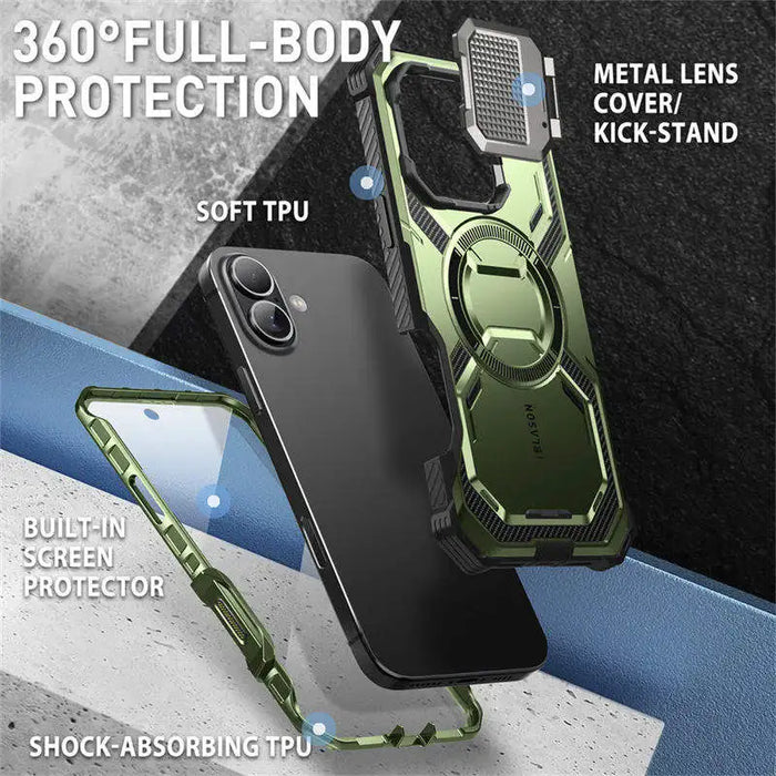 For Iphone 16 Armorbox Military Protection Shockproof Magnetic Magsafe Phone Case With Camera Control Button