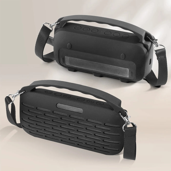 Soft Silicone Case Cover For Bose Soundlink Flex 2Nd Gen Speaker Travel Protective Carrying Pouch Drop-Proof Carrying Case