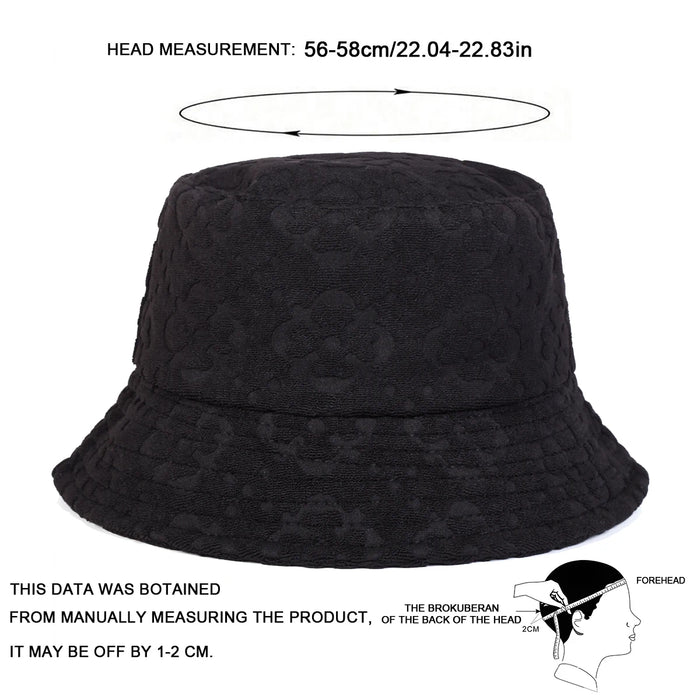 Custom Floral Print Bucket Hat For Outdoor Sun Protection