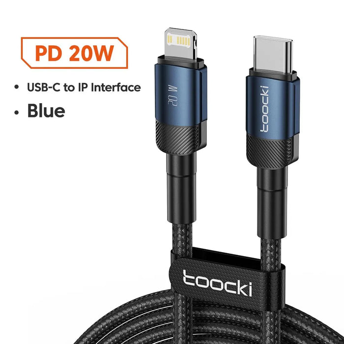 Fast Charging USB C Cable for Iphone and Huawei 1m/2m