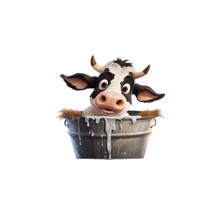 Adorable Cow Wall Sticker For Kids Room Decor
