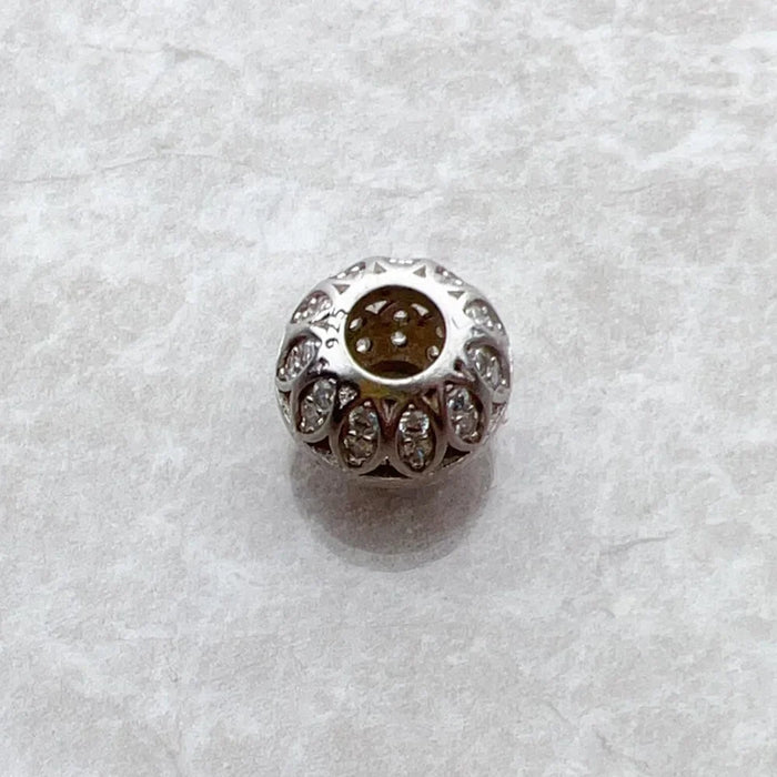 925 Sterling Silver Romantic Bead Leaves Charm Jewelry For Women