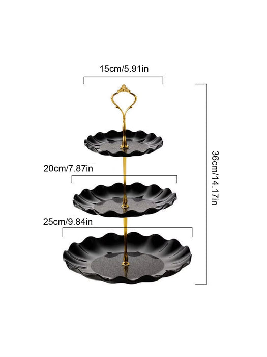 European Three Layer Cake Stand For Weddings And Parties