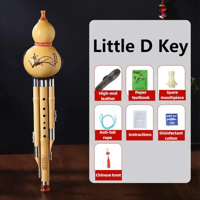 Handmade Bamboo Hulusi Flute For Adults & Children