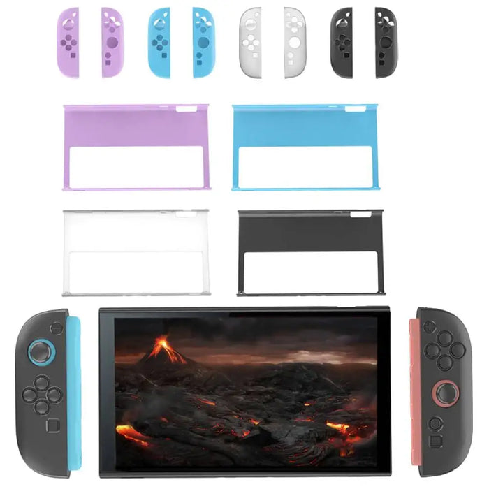 Detachable Case For Switch 2 Protective Case Tpu+Pc Shell Cover Anti-Scratch Full Protection Cover For Switch 2 Accessories