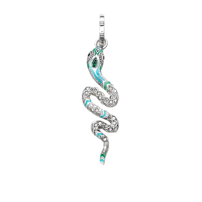 925 Sterling Silver Bohemian Snake Pendant Myth Of The Jungle Gift For Women