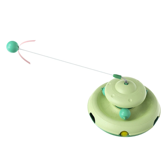 Interactive Cat Ball Toy Teaser High Frequency Swings Kitten Play