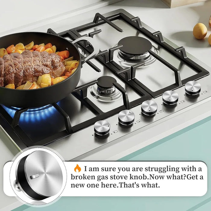 5 Pack Wb03X24360 Gas Stove Knob Compatible With Ge Monogram Gas Cooktop Wb03T10259 Ap5980302 Ps11700818 Eap11700818 4179424