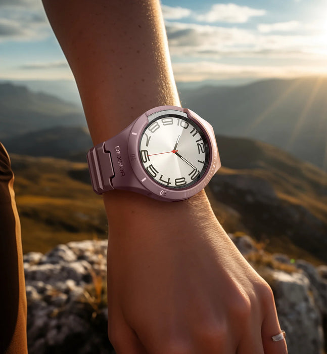 For Samsung Galaxy Watch 6 Classic 47Mm Adjustable Watch Band Rugged Grade Shockproof Uni-Body Design Case