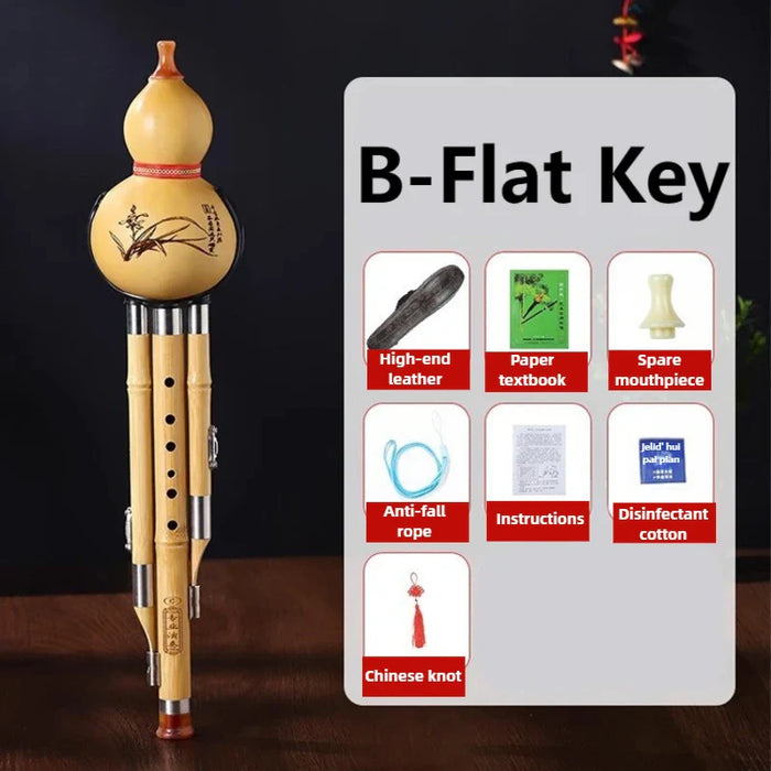 Handmade Bamboo Hulusi Flute For Adults & Children