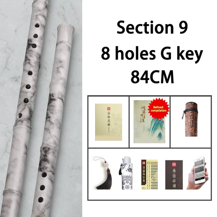 8 Hole Chinese Bamboo Flute For Professional Performance