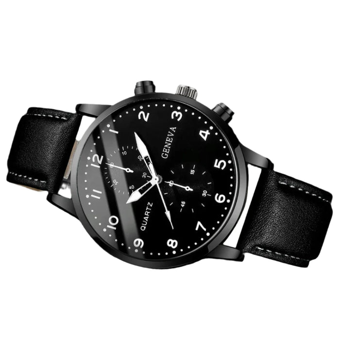 5 Piece Mens Analog Watch Bracelet Set - Without Box