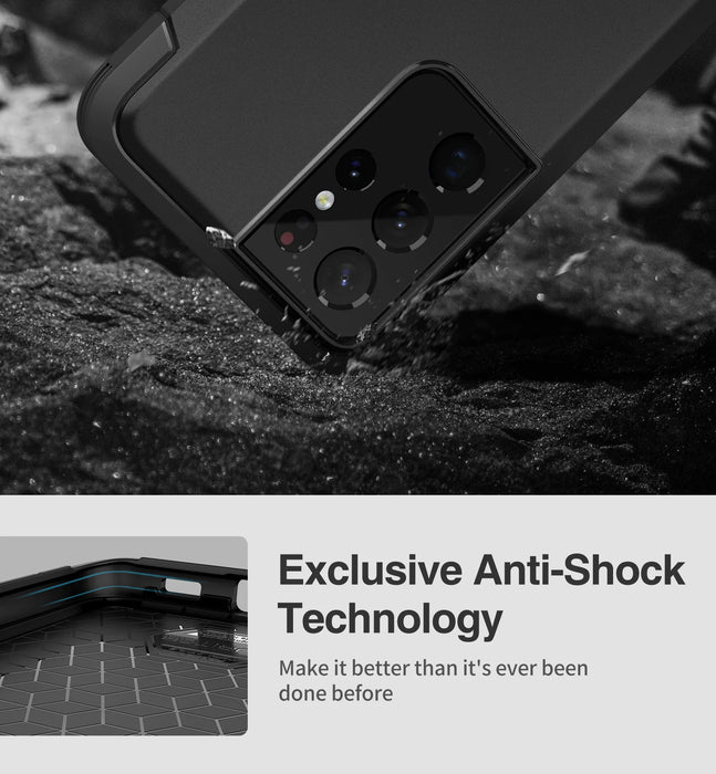 For Samsung Galaxy S21 Ultra 6.8Inch Full-Body Heavy Duty Rugged Shockproof Protective Case With Built-In Screen Protector