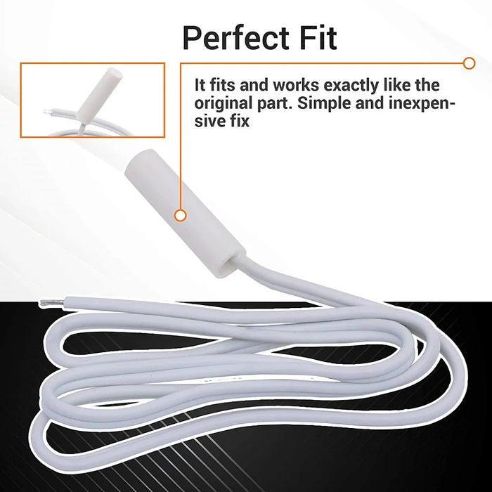 Wr55X10025 Refrigerator Temperature Sensor Replacement For Electric & Hotpoint Refrigerator 914093 Ap3185407 Ps304103 Wr50X10027