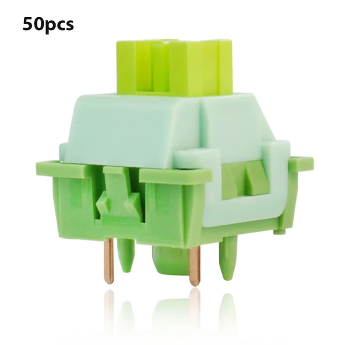 Silent Lime V2 / V3 Mechanical Keyboard Switch Linear / Tactile 5 Pin Hot Swap Diy