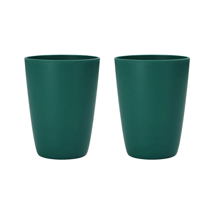 2 / 4 / 6 Piece Reusable Dark Green Plastic Cups