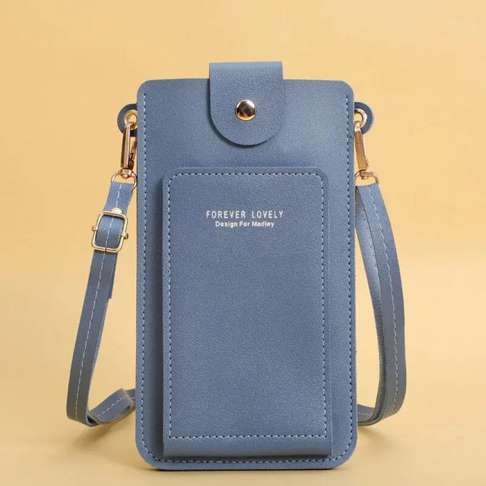Soft Leather Crossbody Wallet for Women