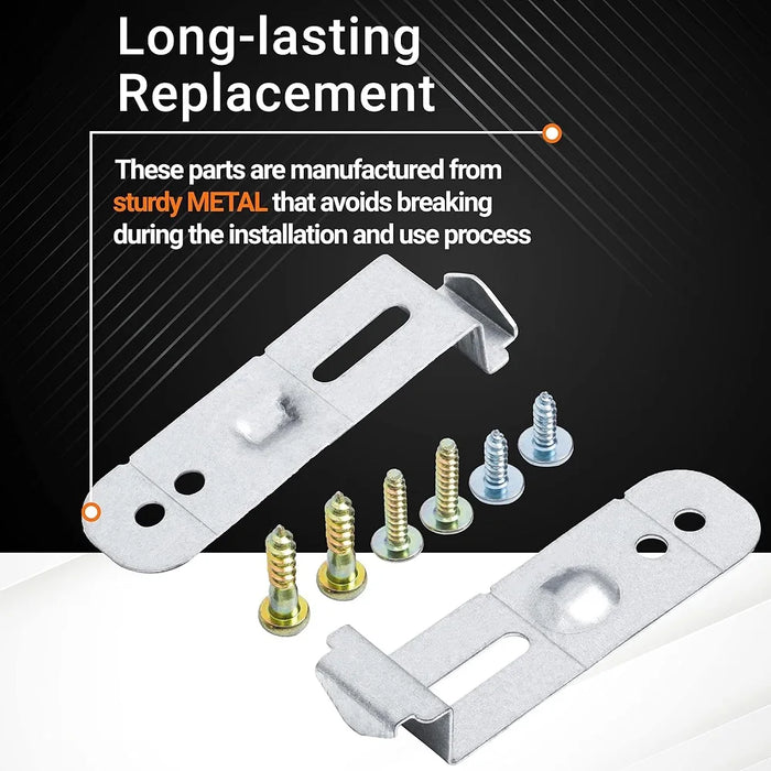 Dd94-01002A Dishwasher Assembly-Install Kit 2 Mounting Brackets & Mounting Screws For Samsung 2077601 Ap4450818 Ps4222710