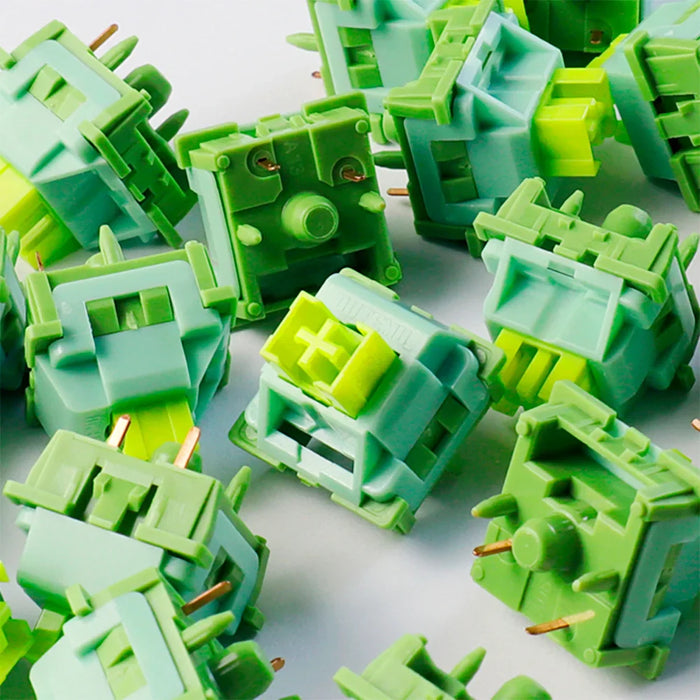 Silent Lime V2 / V3 Mechanical Keyboard Switch Linear / Tactile 5 Pin Hot Swap Diy