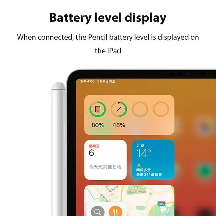 Extra Long Standby Stylus Pen For Ipad Magnetic Adsorption Reject Palm Tablet Accessories