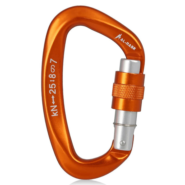 25Kn D Shape Carabiner For Climbing & Rappelling